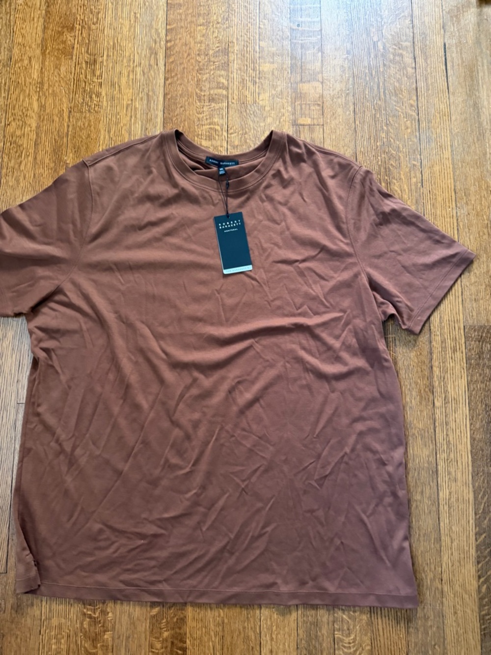 Robert Barakett Men's Crew Neck T-Shirt - Brown